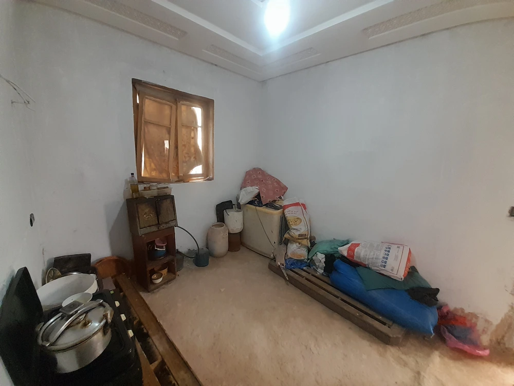 Interior corridor of the riad under construction